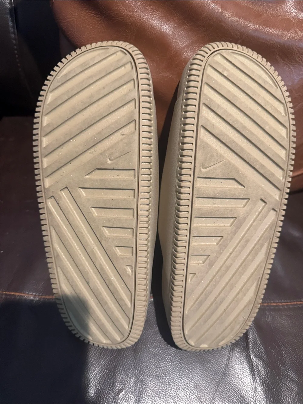 Nike Men’s Slide Sandals in Light Beige